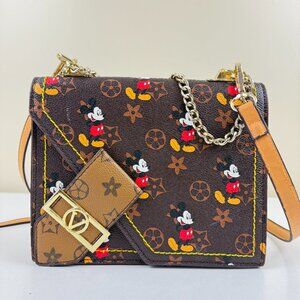 Like New Disney Mickey Mouse Fashion Crossbody Bag
